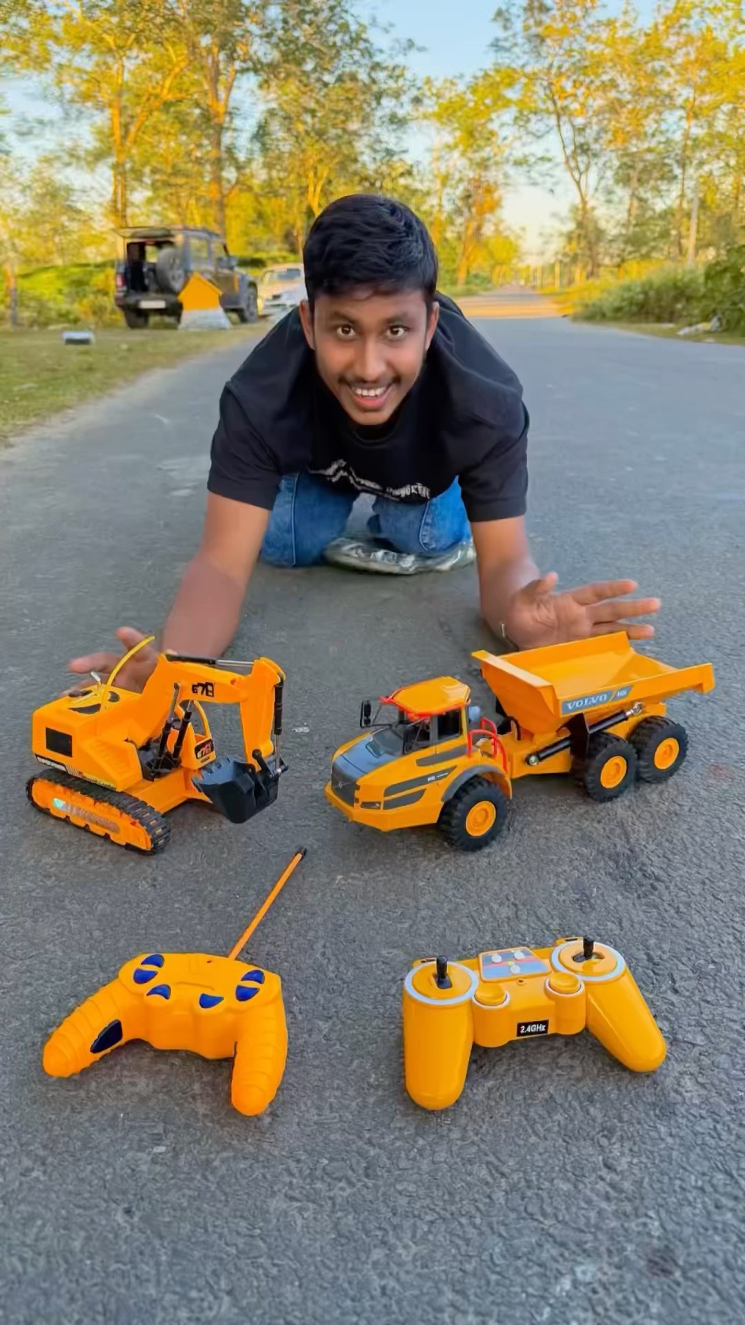 Amar New RC Excavator and Dumper Truck