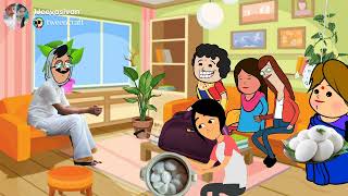 Part-818 இன்னைக்கு மூணு வேலை சோறும் இங்க லட்சுமி அக்கா வீட்டுல தான்#trend #villagestory @jeevasivan