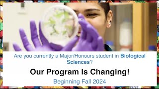Biological Sciences (transition plan) | UM Faculty of Science