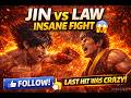 🔥 Jin vs Law INSANE Fight 😱 Last Hit Was Crazy! #shorts 🔥 Nobody Expected This Jin vs Law Combo 💀