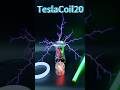 It's not recommended to use your hands #teslacoil