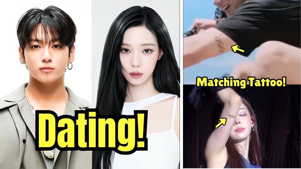 Слухи об отношениях Чонгука из BTS и aespa этой зимой снова вспыхнули: парные татуировки, дизайн ...