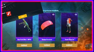 PUBG Mobile | How To Get UMP45 Skin,parachute Skin,Legendary Outfit For Free |