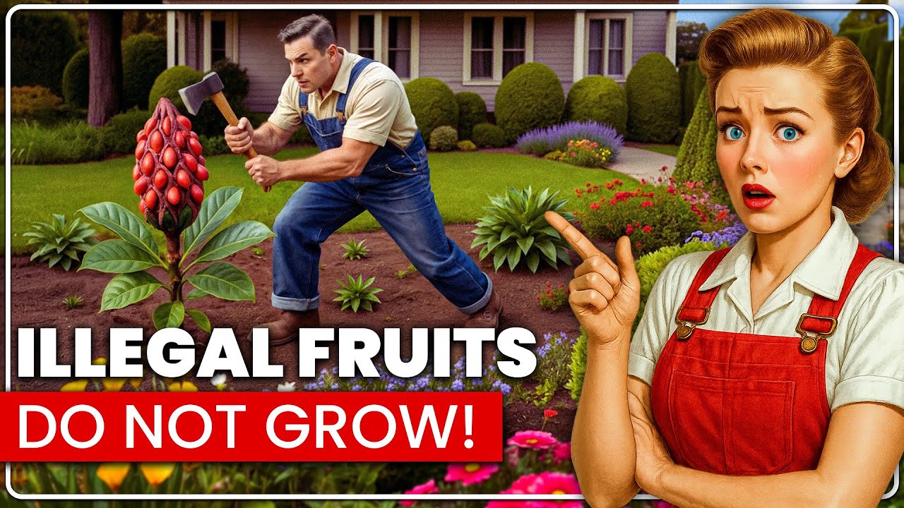 20 ILLEGAL Fruits You CAN'T Grow In American Gardens - YouTube