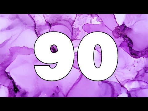 90 Second Countdown Timer | Purple Background