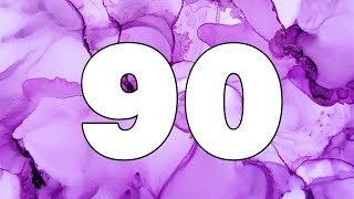 90 Second Countdown Timer | Purple Background