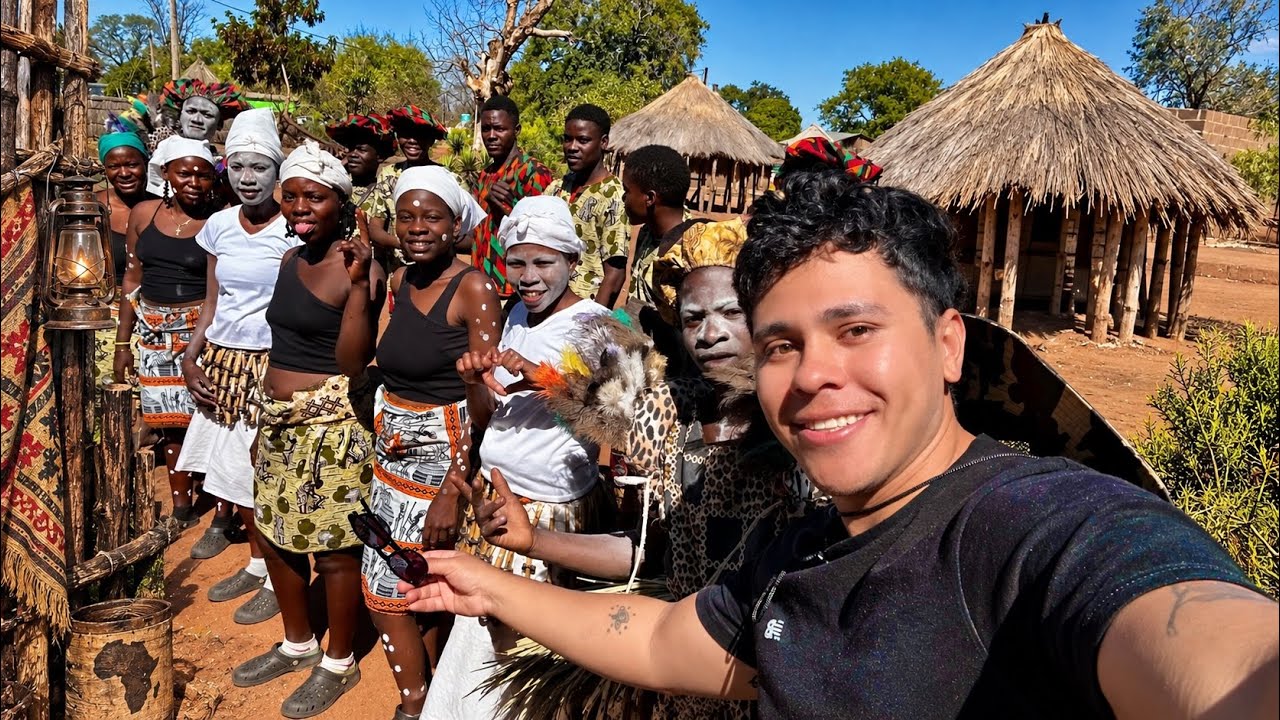Entré a la Aldea de 800 años donde la civilización NO EXISTE | Zambia 🇿🇲