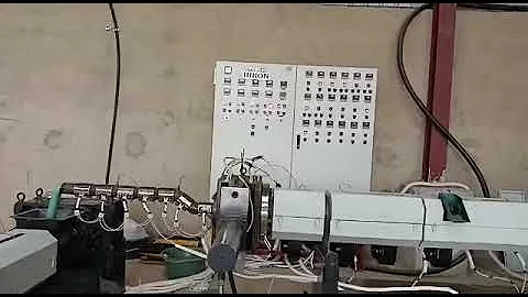 Hikon plastic scrap recycling extruder 300 kg/hr installed at Senegal, Africa, www.hikonindia.com