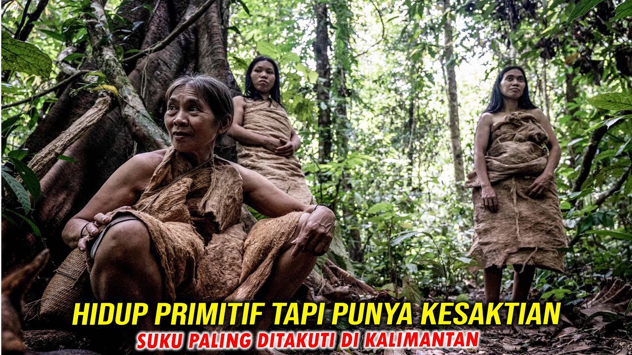 PUNYA ILMU MENGHILANG // KEUNIKAN SUKU DAYAK PUNAN BATU - DI KALIMANTAN