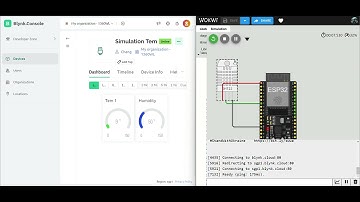 Simulation of dht 22 using wokwi and check the temperature using blynk.