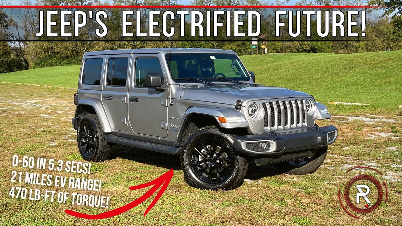 The 2022 Jeep Wrangler Sahara 4xe Is A Shockingly Quick Electrified Wrangler  - YouTube