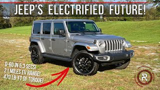 The 2022 Jeep Wrangler Sahara 4xe Is A Shockingly Quick Electrified Wrangler