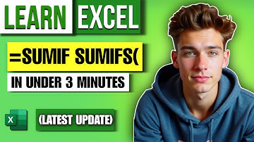 SUMIF & SUMIFS in Excel Explained with Examples in Under 3 Minutes | For Beginners