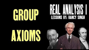Group Axioms and Examples of Non-Fields and Trivial Groups [Real Analysis]