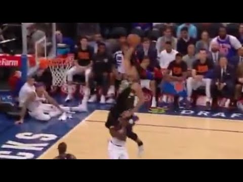 Antetokounmpo JUMPS over 6