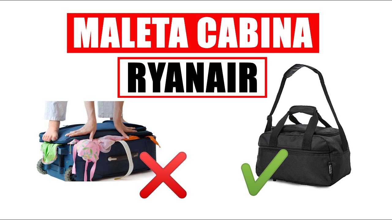 Prepara tu mochila de mano para Ryanair - Un Poco de sur