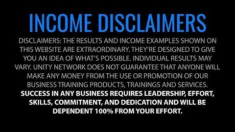 100K MATCHING BONUS    Jessie Clave of UNITY NETWORK