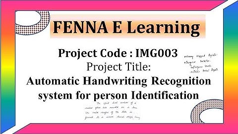 Automatic Handwriting Recognition system for person Identification
