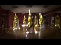 "Golden light" show by Boriana Dance & Entertainment - golden wings choreography rehersal