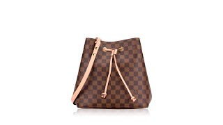 Louis Vuitton Damier Ebene Neonoe MM Venus Pink - YouTube
