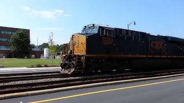 CSXT Q409-08 southbound ES44AH #3239 leading a CW40-8 K5HLL horn Fayetteville, NC