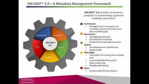 EM SOS Short Video 4 - A Metadata Management Framework