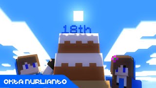 Selamat Ulang Tahun!!!! (Happy Birthday!)🎊🎉 | Minecraft Animation | Okta Nurlianto Channel