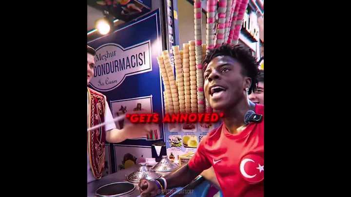 IShowSpeed Become's Turkish Ice Cream Man 😂 #Ishowspeed #Speed #Gaming #edit