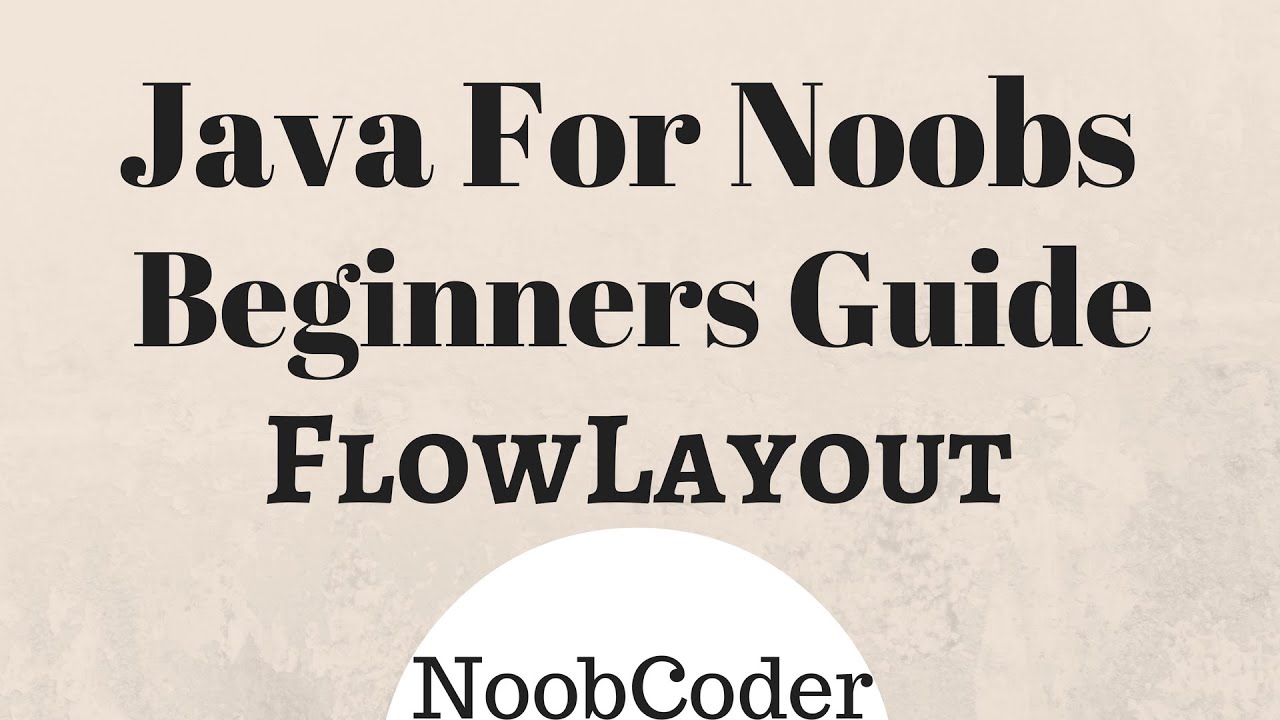 FlowLayout (Java Swing) - YouTube