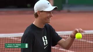 Jannik sinner | Novak Djokovic | Diane Parry | Naomi Osaka | JW Tsonga #Tennis #funny #italy #rome 