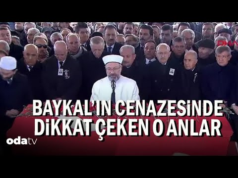 Deniz Baykal'ın Cenazesinde İlginç Görüntüler | Erdoğan Sadece Muharrem İnce'nin Elini Sıktı