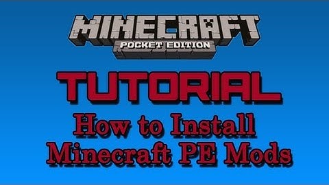 How to Install Mods on Minecraft PE v0.6.1