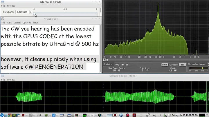 Encoding Morse Code Audio Tones with the Opus Audio Codec - at a super low 500 hertz bitrate