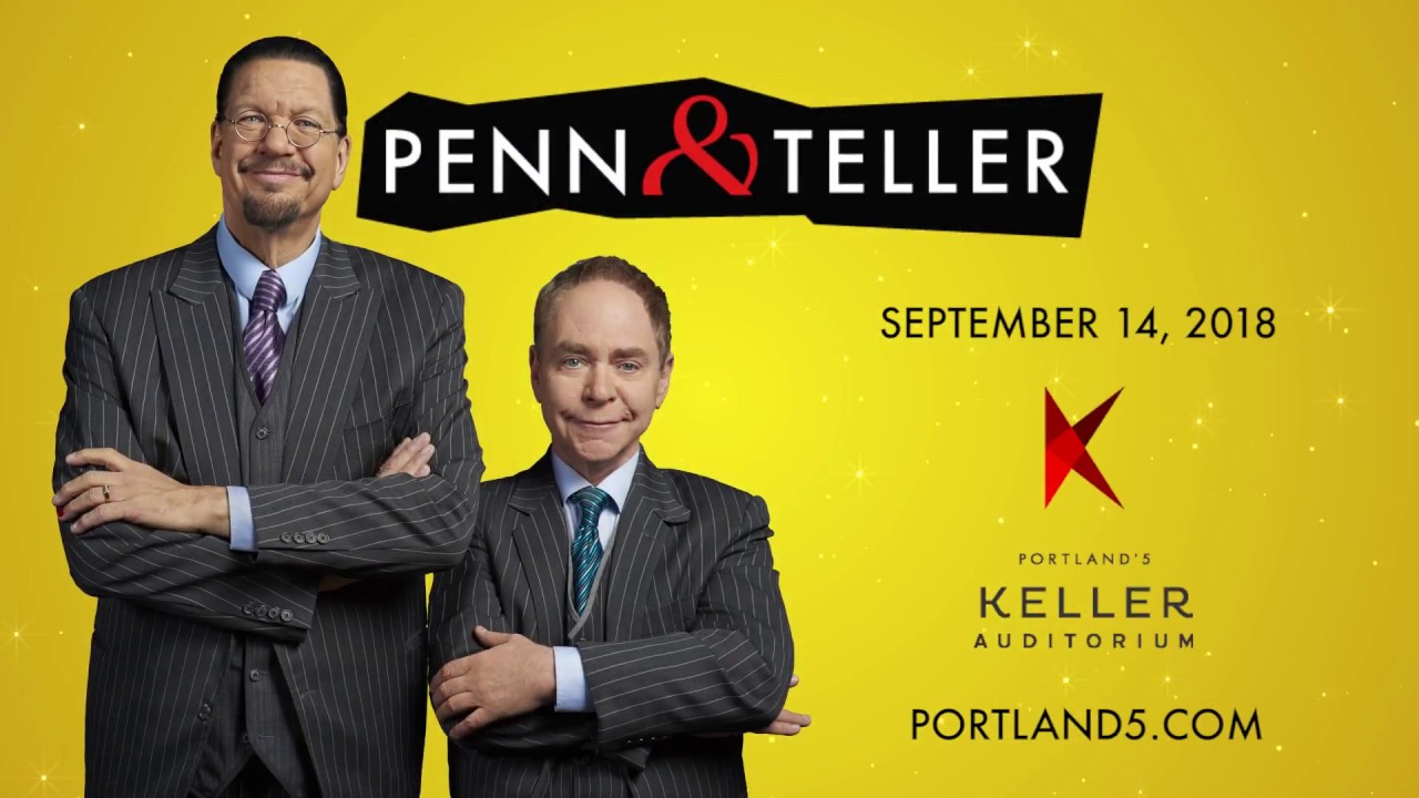 Penn & Teller - Keller Auditorium, Portland, Oregon