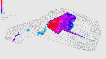 TUFLOW model of Retarding Basin Design