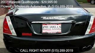 2007 Maserati Quattroporte for sale in Des Moines, IA 50313