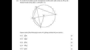 Euclidean Geometry Grade 11/12 exam question 5