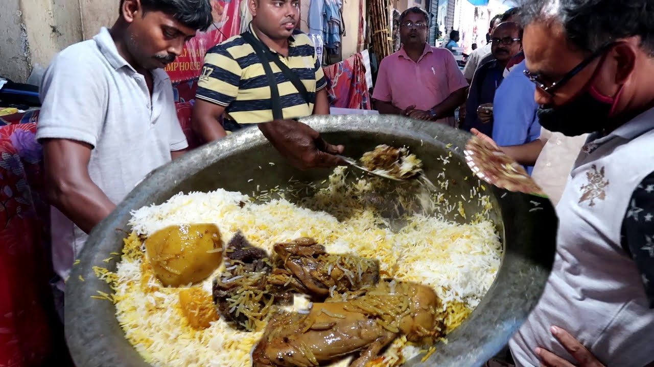Best Office Time Tiffin " Das Biryani " | Kolkata Famous Alu Mutton Biryani 140 Rs/ | Street Food | Indian Food Loves You