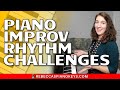 PIANO IMPROVISATION CHALLENGE | Practice rhythm for piano and  make your own musical creations!