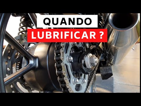 Vídeo: Quando lubrificar a corrente da motocicleta?