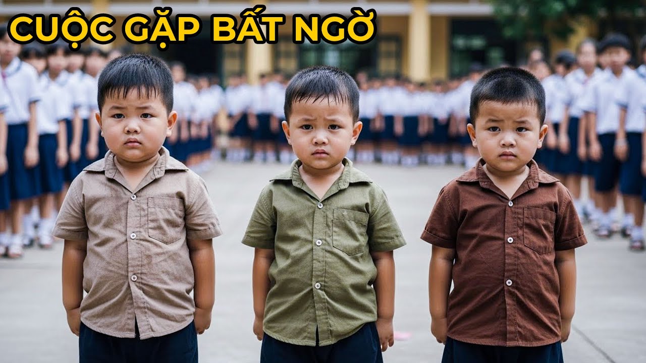 Khoảnh Khắc Trước Cổng Trường Khi 3 Cậu Bé Mồ Côi Gặp Người Đàn Ông Đặc Biệt Khiến Ai Cũng Bất Ngờ