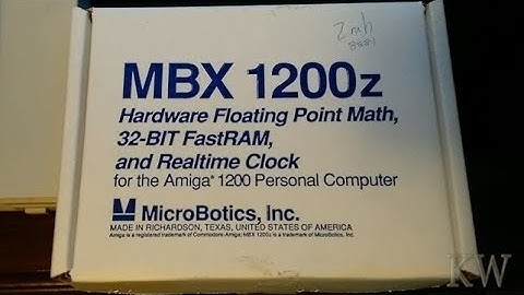 MBX 1200Z Memory/Clock/FPU for the Amiga 1200