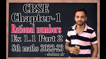 Rational numbers 8th [chapter 1, exercise 1.1 part 2 ]