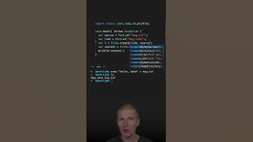 A Hard Link #java #shorts #coding #airhacks