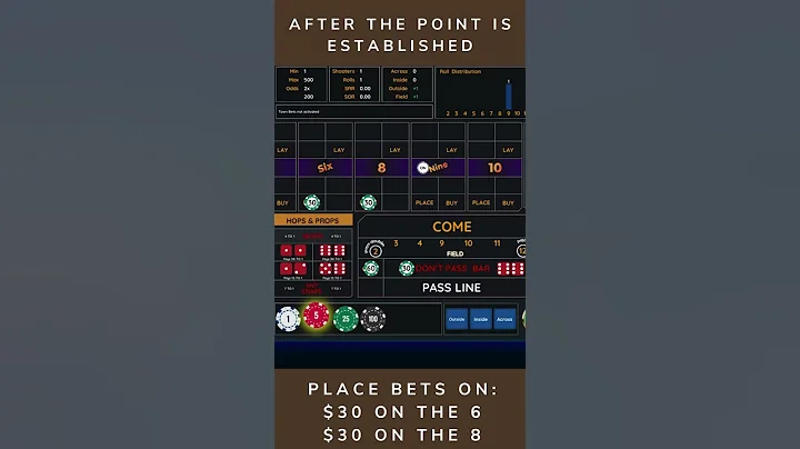 CRAPS Strategies  - 6,7,8 and Avoid the Point in 60 seconds