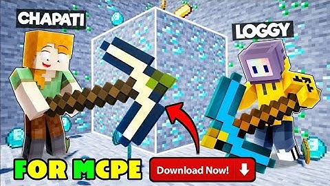 Chunk Miner Pickaxe Mod In Minecraft Pe | Chunk Pickaxe Mod For Minecraft Pe | In Hindi | 2021