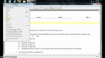 Examview Import to Moodle 2.0