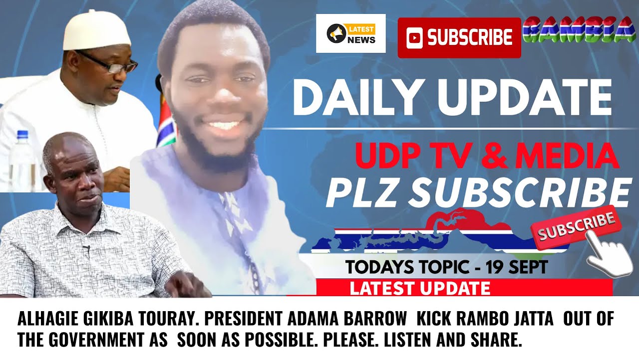 BARROW  KICK RAMBO JATTA  OUT OF THE GOVERNMENT AS  SOON AS POSSIBLE. PLEASE. LISTEN AND SHARE.