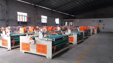 SEMI AUTOMATIC FOLDER GLUER MACHINE  (size1500,1800,2300)