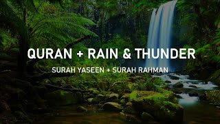 Quran with rain & thunder sounds! | Surah Yaseen and Surah Rahman| Sheikh Mishary Rashid Alafasy screenshot 4
